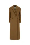 Nanushka Brown Wool Blend Ferris Coat In Brown