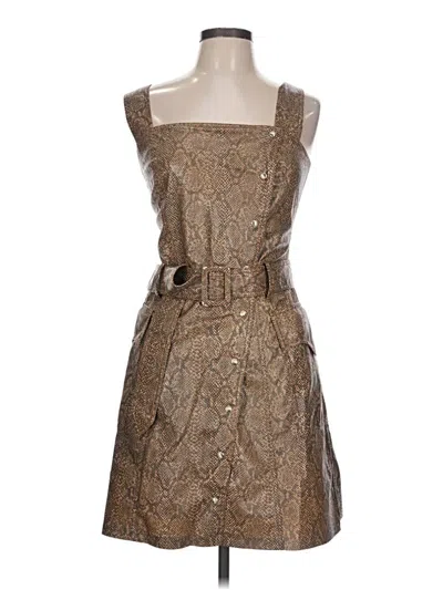 Pre-owned Nanushka Cocktail Dress In Brown