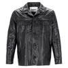 Nanushka Cody Jacket In Black Regenerated Leather In Black