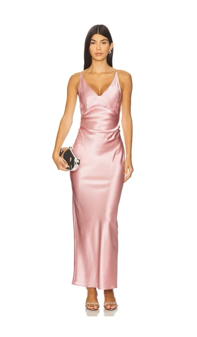 Nanushka Coeus Dress In Pink