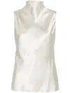 Nanushka Colson Roll-neck Blouse In Neutrals