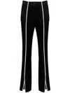 Nanushka Black Satin Pant In Black