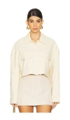 Nanushka Coreen Jacket In Beige