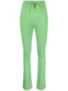 Nanushka Cornelie Ribbed-knit Flared Trousers