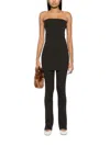 Nanushka Cornelie Knit Pant In Dark Brown In Brown