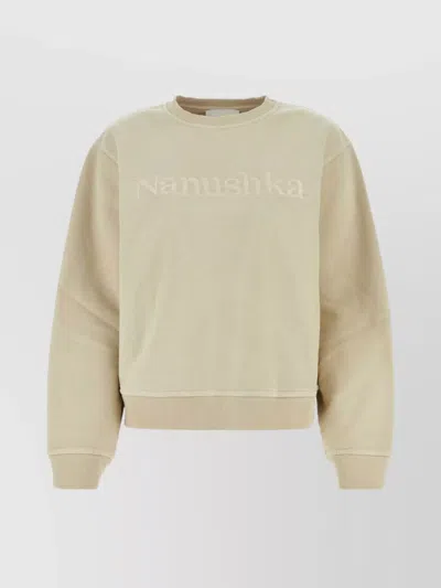 Nanushka Cotton Crew Neck Sweatshirt