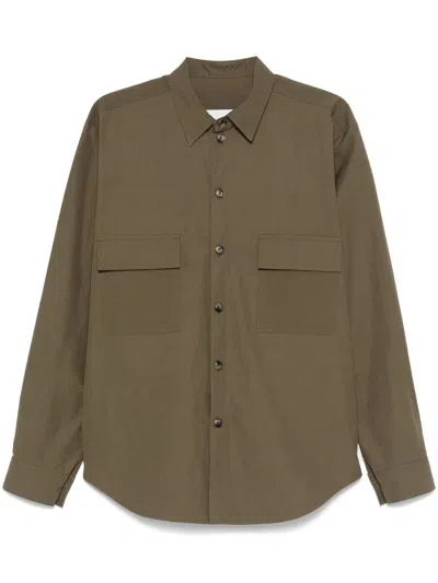 Nanushka Cotton Shirt In Green