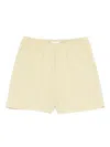 Nanushka Cotton Shorts In Yellow
