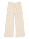 Nanushka Cotton Trousers In Neutral