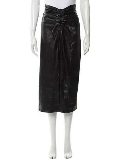 Pre-owned Nanushka Cowl Neck Mini Dress In Black