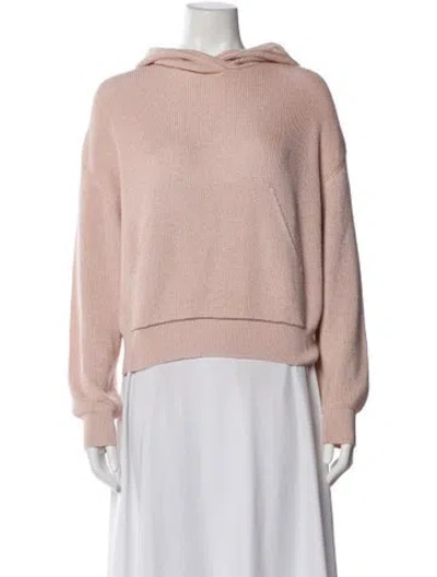 Pre-owned Nanushka Crew Neck Long Sleeve Hoodie In Pink
