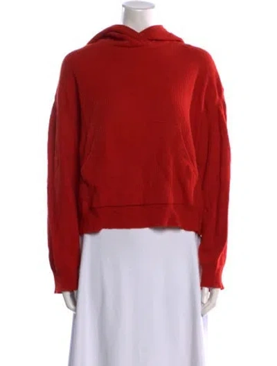 Pre-owned Nanushka Crew Neck Long Sleeve Sweatshirt In Orange