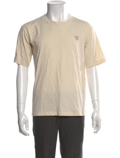 Pre-owned Nanushka Crew Neck Short Sleeve T-shirt In Neutral