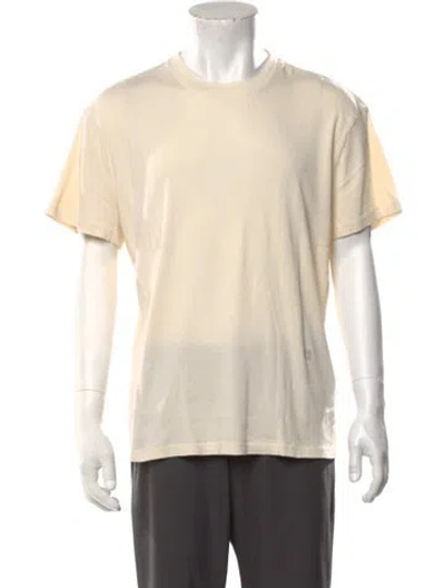 Pre-owned Nanushka Crew Neck Short Sleeve T-shirt In Neutrals