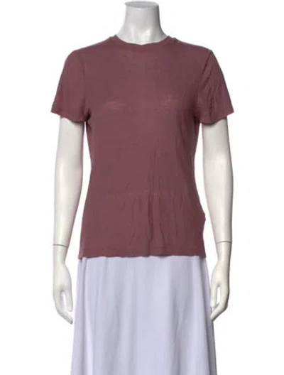 Pre-owned Nanushka Crew Neck Short Sleeve T-shirt In Pink