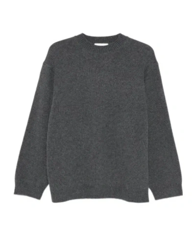 Nanushka Crew Neck Sweater In Black