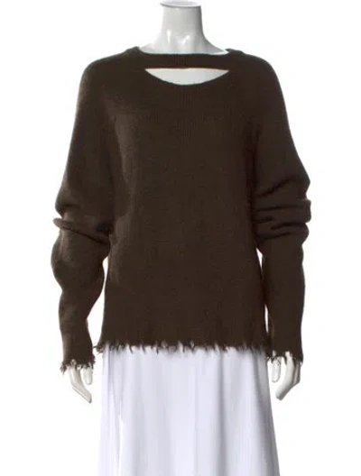 Pre-owned Nanushka Crew Neck Sweater In Brown