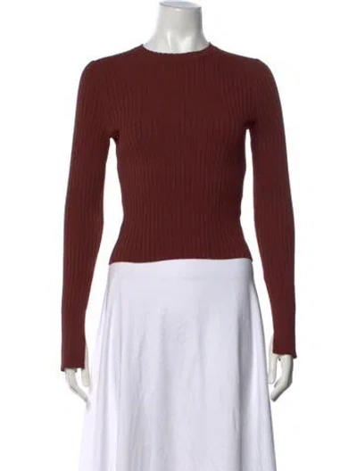 Pre-owned Nanushka Crew Neck Sweater In Brown