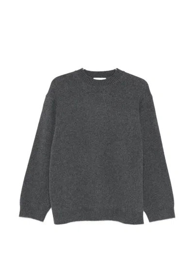 Nanushka Crew Neck Sweater In Gray
