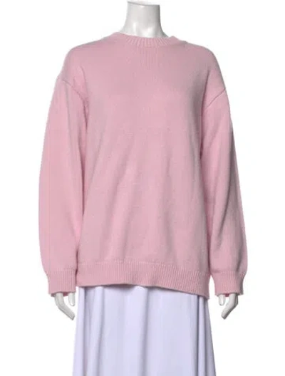 Pre-owned Nanushka Crew Neck Sweater In Pink