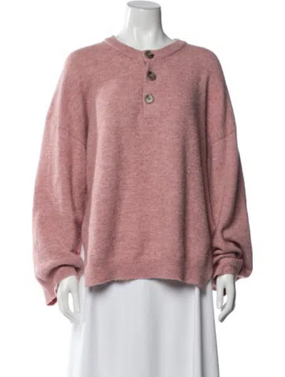 Pre-owned Nanushka Crew Neck Sweater In Pink