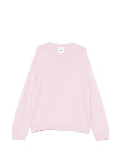 Nanushka Crew-neck Sweater In Pink