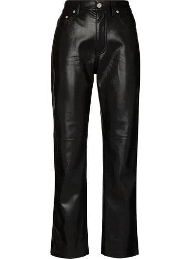 NANUSHKA CROPPED FLARED TROUSERS