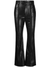 Nanushka Silke Faux Leather Trousers In Black