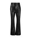 Nanushka Cropped Kick Flare Trousers In Black