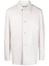 Nanushka Danick Leather Jacket In Neutrals