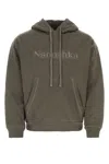 Nanushka Organic Recycled Cotton Ever Hoodie In Asphalt