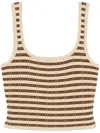 Nanushka Delfine Tank Top In Green