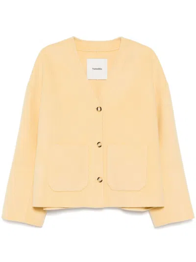 Nanushka Dodie Jacket In 黄色