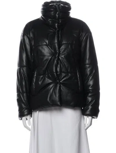 Pre-owned Nanushka Down Coat In Black
