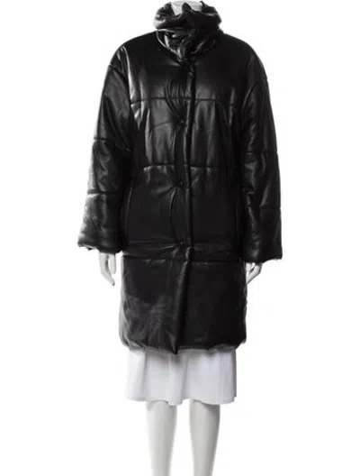 Pre-owned Nanushka Down Coat In Black