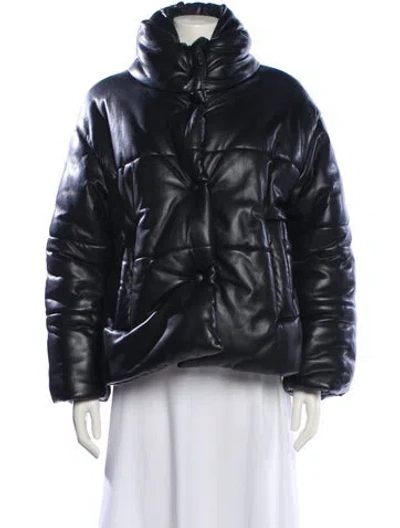 Pre-owned Nanushka Down Jacket In Black