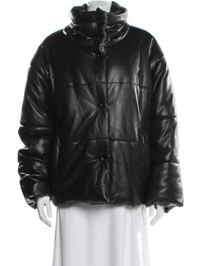 Pre-owned Nanushka Down Jacket In Black
