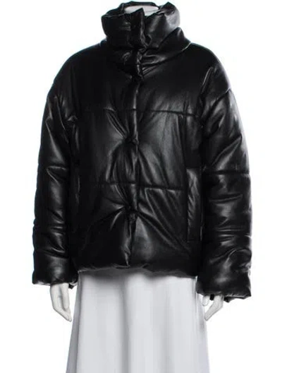 Pre-owned Nanushka Down Jacket In Black