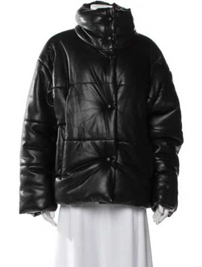 Pre-owned Nanushka Down Jacket In Black