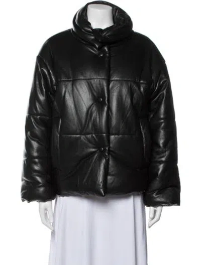 Pre-owned Nanushka Down Jacket In Black