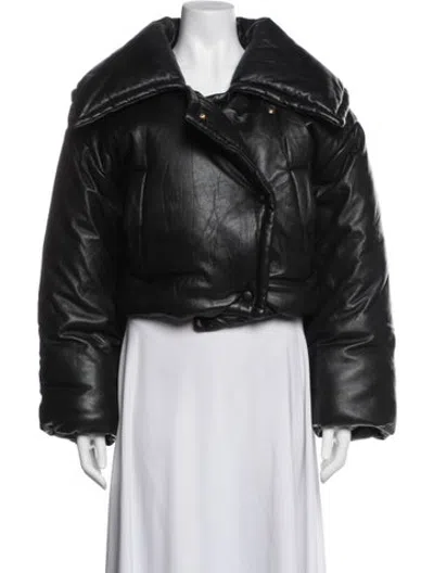 Pre-owned Nanushka Down Jacket In Black