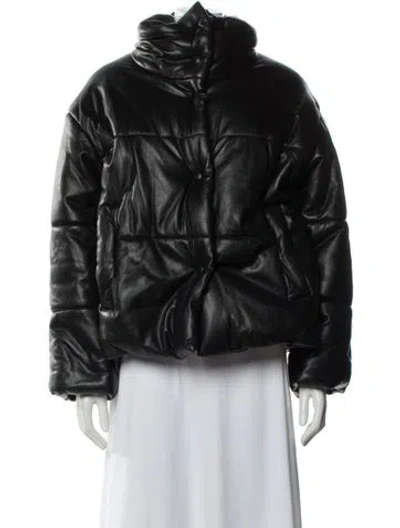 Pre-owned Nanushka Down Jacket In Gray