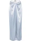 Nanushka Draped Midi Skirt In Blue