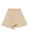 Nanushka Draped Zip-detail Mini Skirt In Neutral