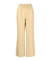 Nanushka Drawstring -waist Linen Trousers In Nude