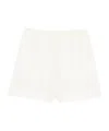 Nanushka Drawstring Shorts In White