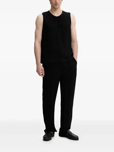 Nanushka Drawstring Trousers In Black