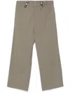 Nanushka Drawstring Trousers In Green