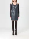 Nanushka Dress  Woman Color Blue In Gray