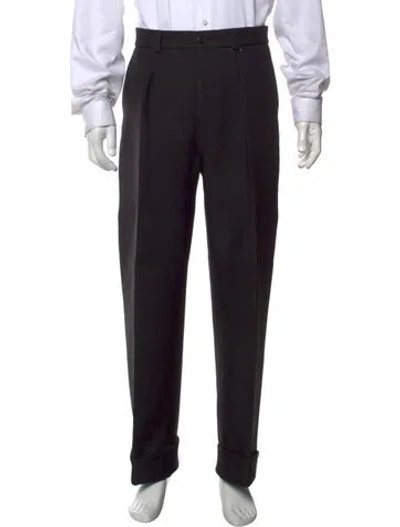 Pre-owned Nanushka Dress Pants In Black